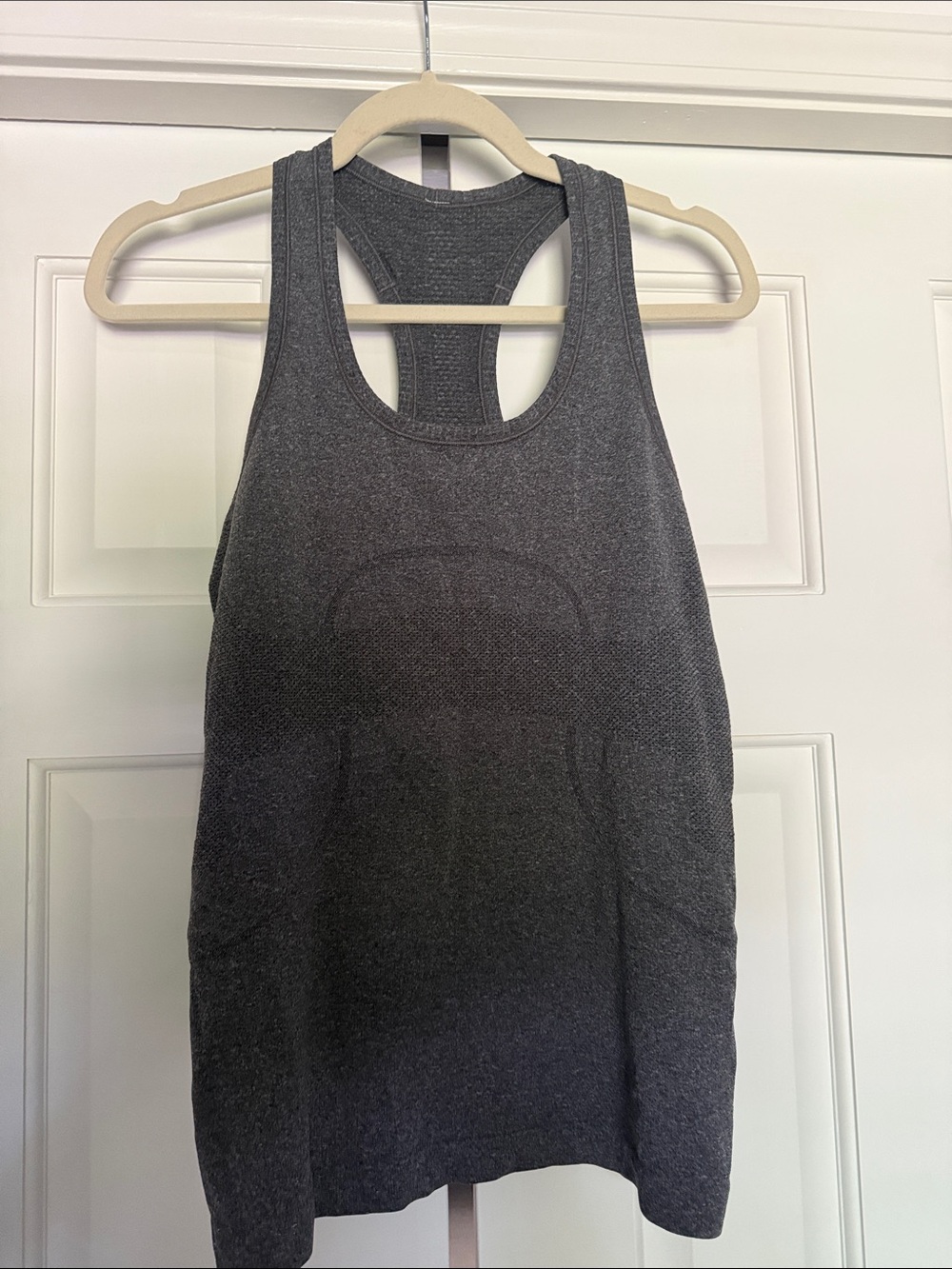 Lululemon size 4 Charcoal Grey Racerback Tank Top